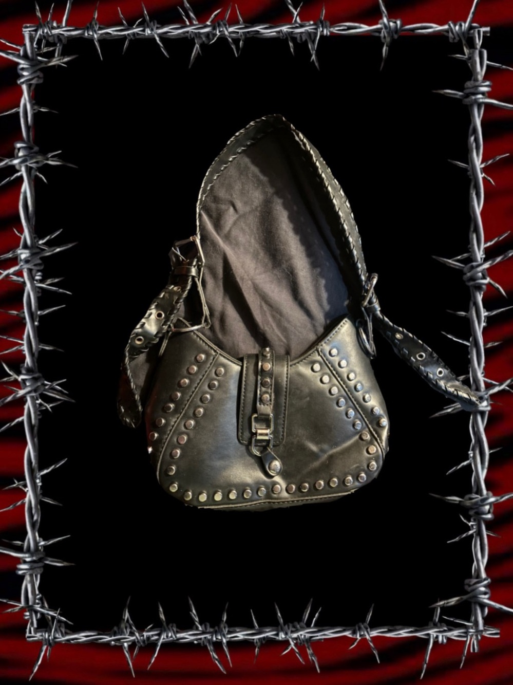 Studded purse